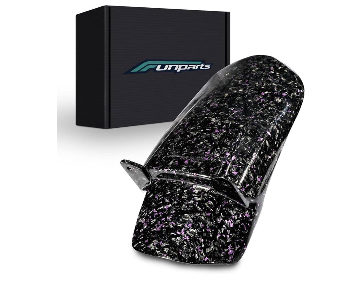 Real forged carbon fiber mud guard