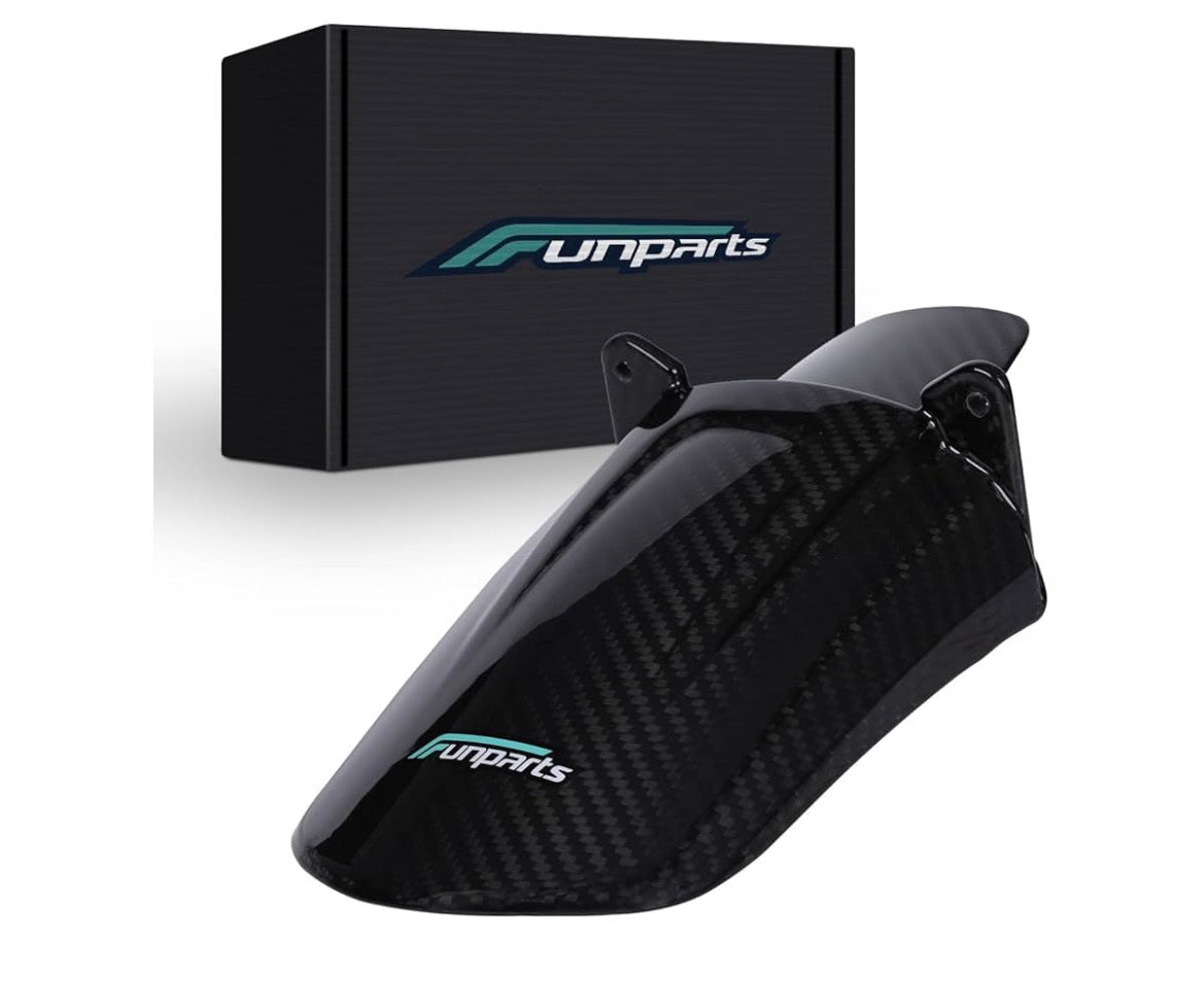 Real forged carbon fiber mud guard